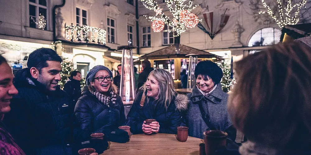 Gluhwein Christmas Market Salzburg Austria 19