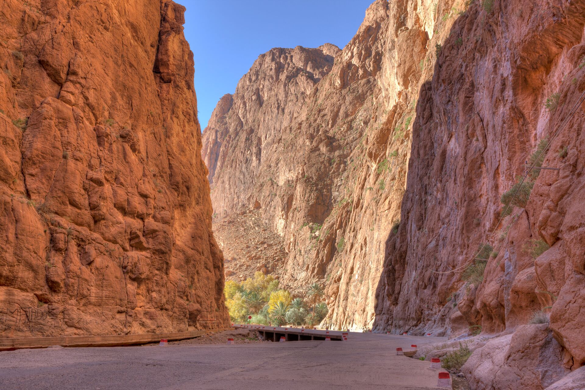 Todra Gorge in the Atlas Mountains in Morocco