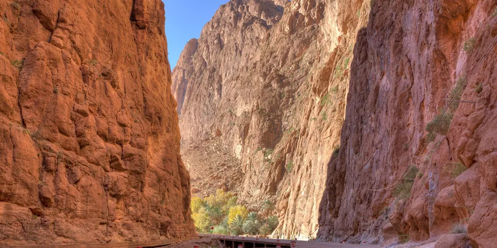 Todra Gorge in the Atlas Mountains in Morocco