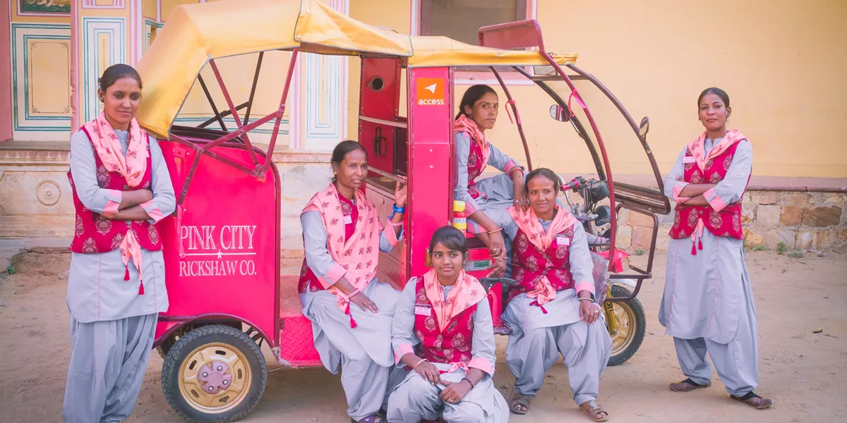 Pink City Rickshaw City Tour Jaipur India 1