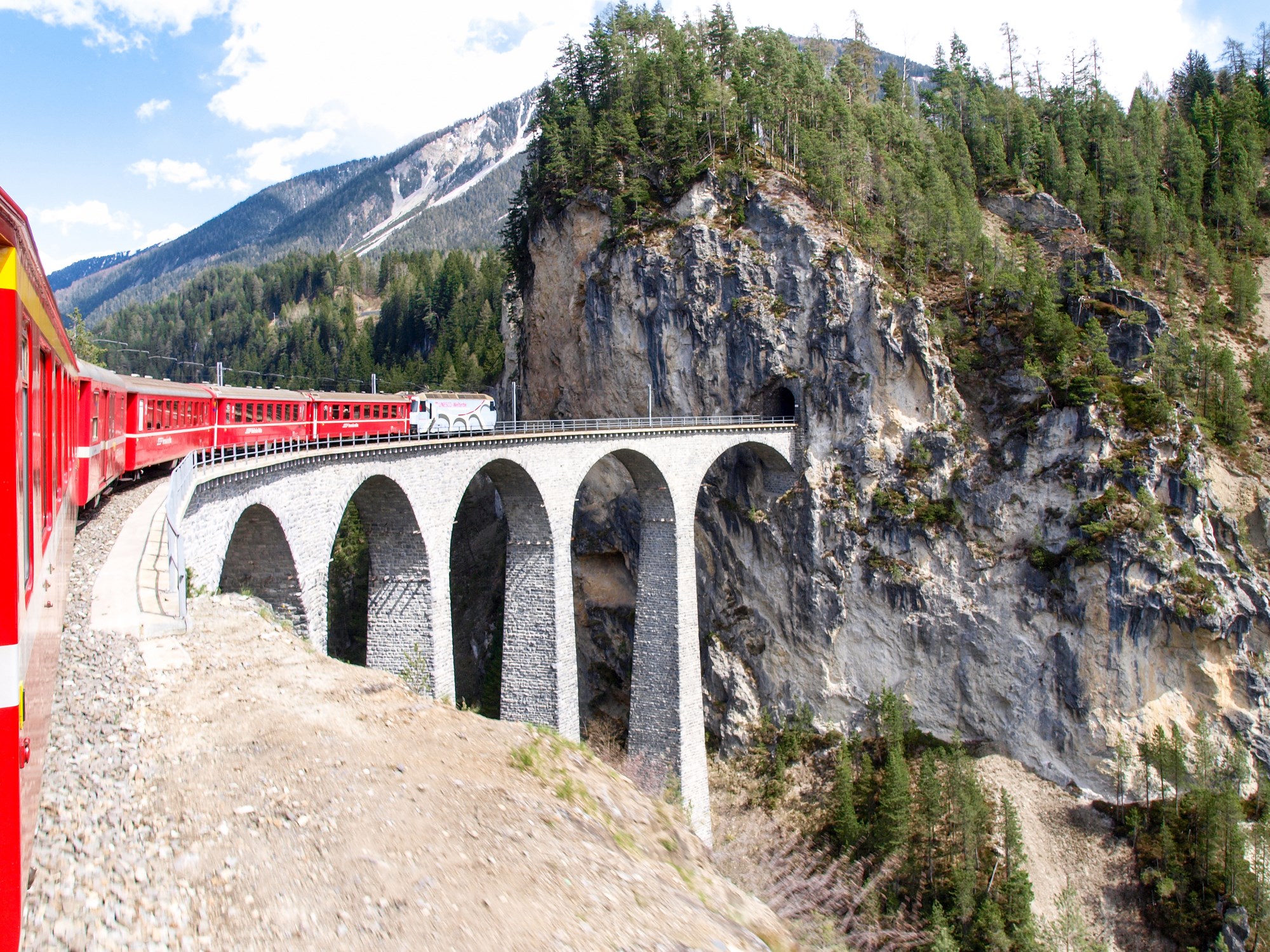 Glacier Express Landwasswe Viaduct Switzerland 15