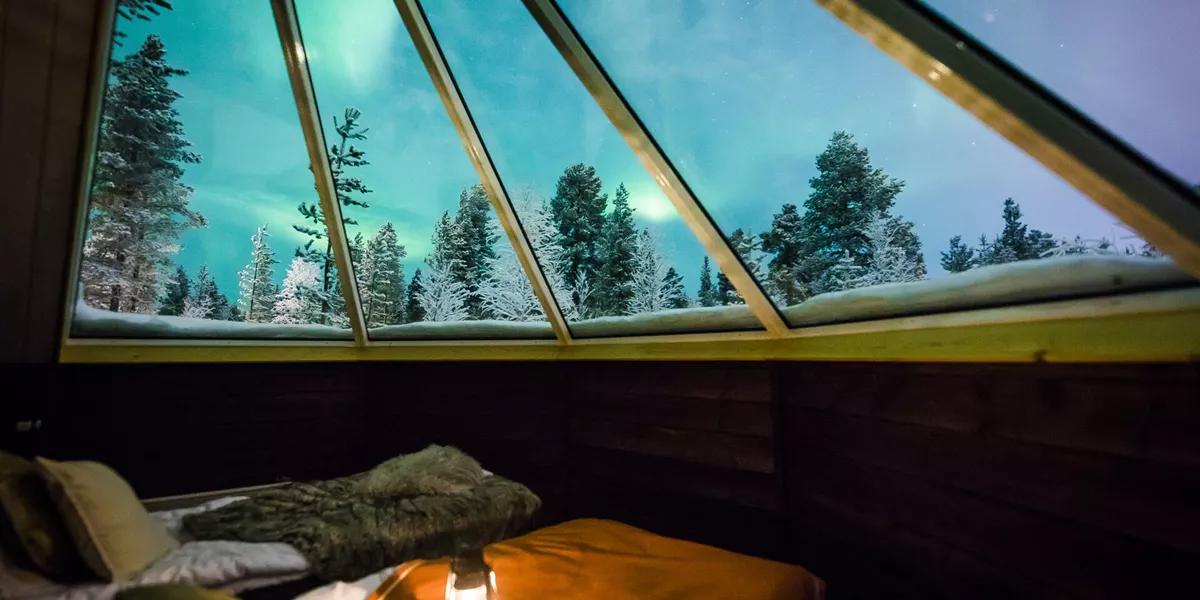 Large Aurora Village Ivalo Finland Cabin Room