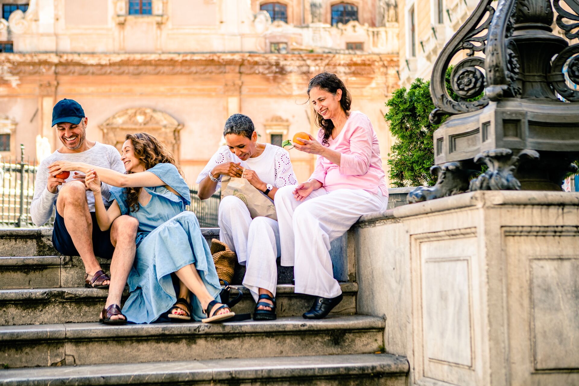 Insight Vacations guests sightseeing in Palermo, Italy