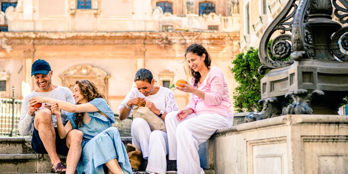 Insight Vacations guests sightseeing in Palermo, Italy