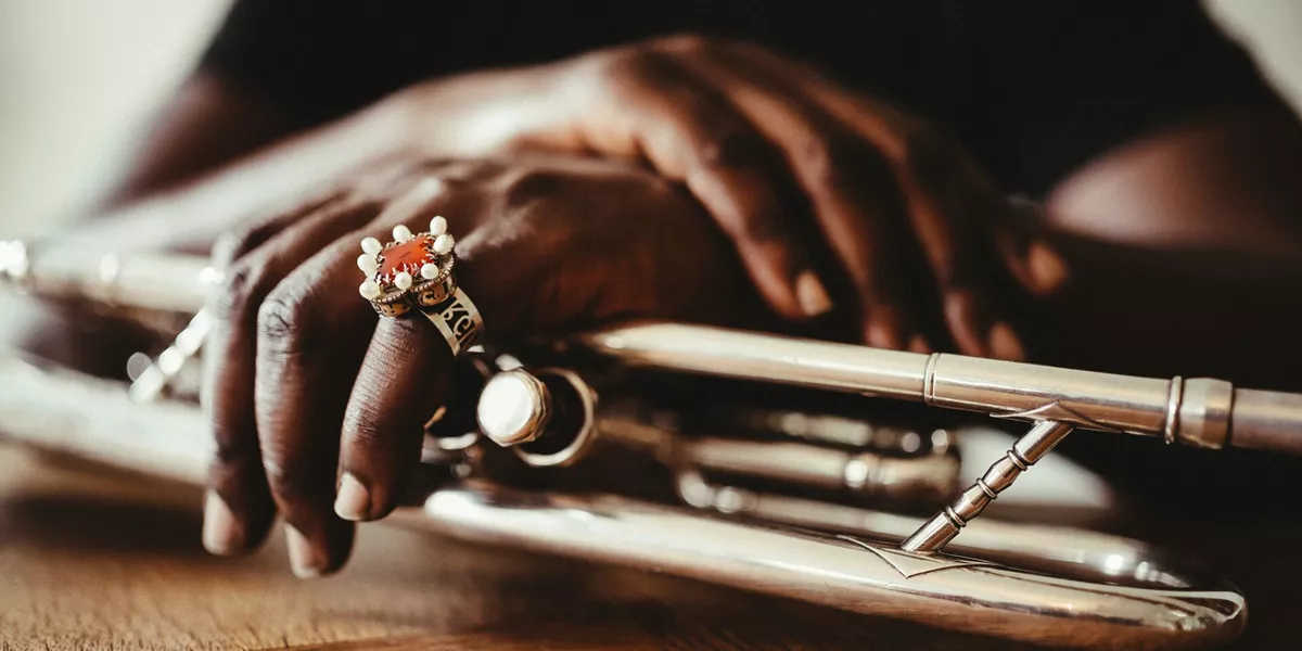 The Hands Of The Trumpet Player