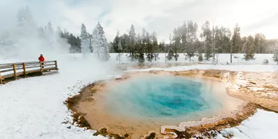 Hero Yellowstone Hot Spring Yellowstone Park Wyoming USA