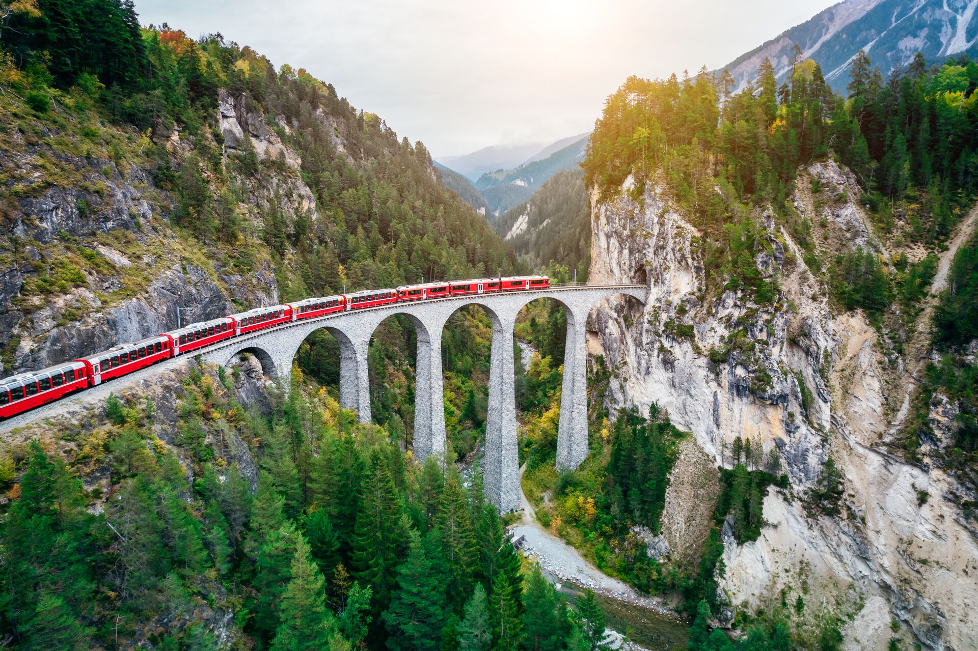 Large Train Crossing Bridge, Switzerland 1351540956 (1)