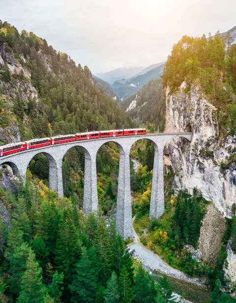 Large Train Crossing Bridge, Switzerland 1351540956 (1)
