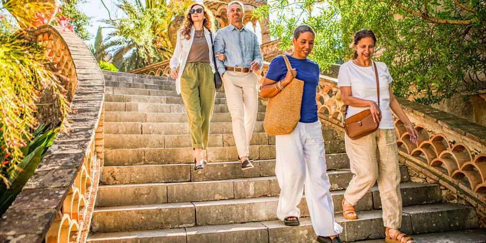 Guests exploring Taormina in Sicily