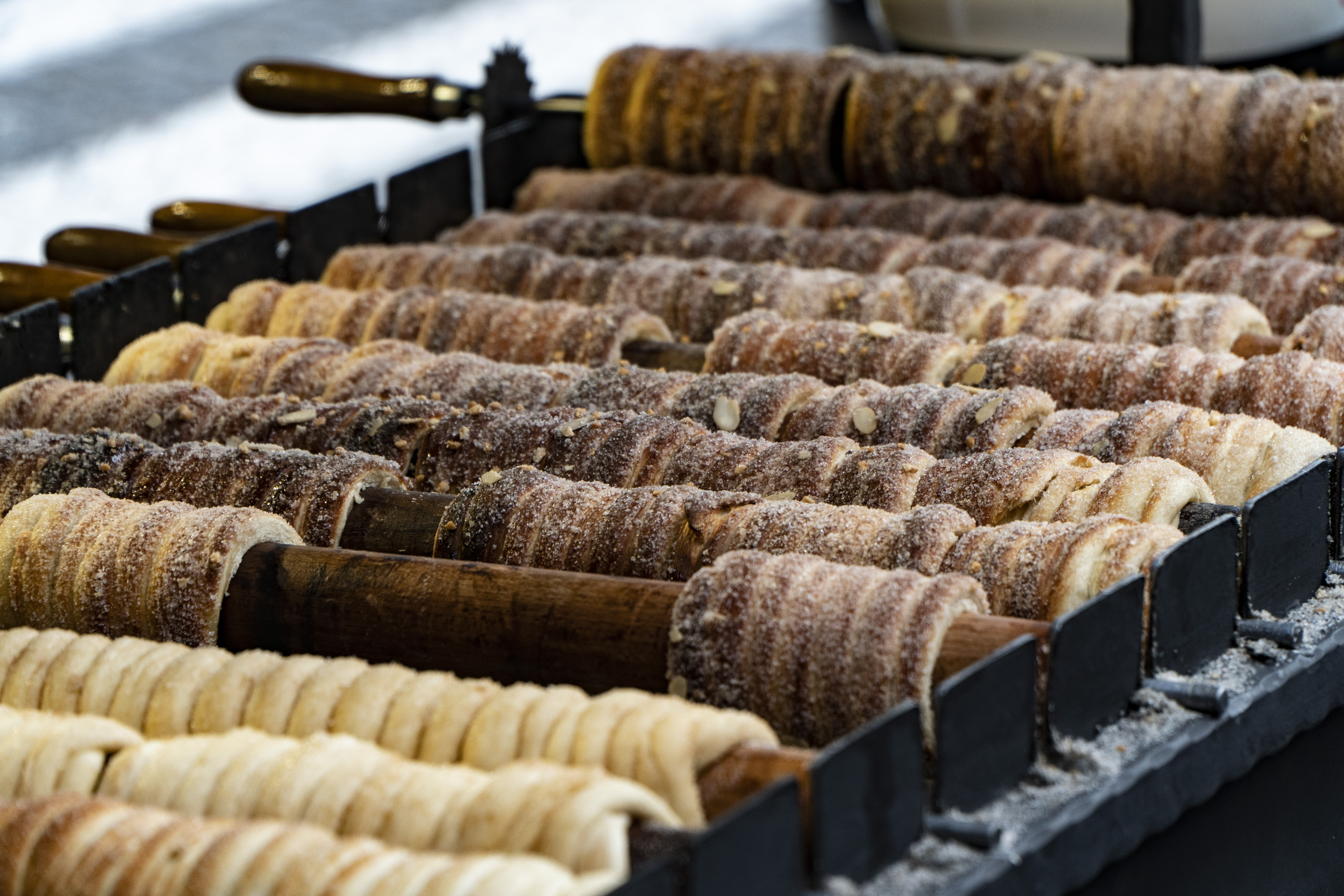 Trdelnik Food in Prague, Czech Republic