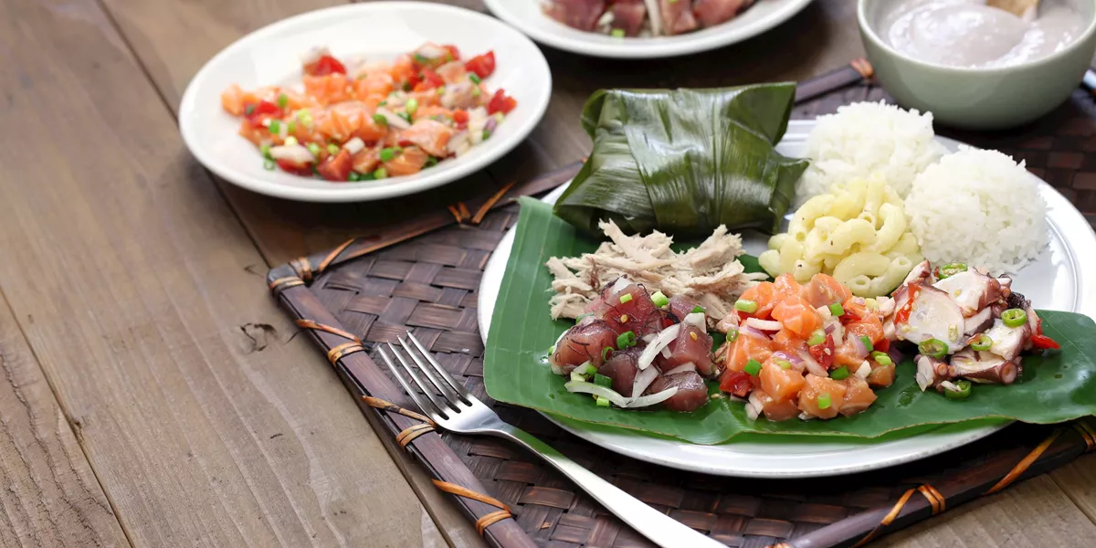 Local dish in Oahu, Hawaii USA