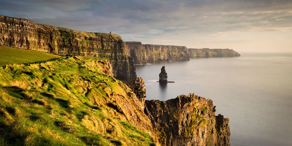 Cliffs Of Moher At Sunset, Doolin, Clare, Ireland