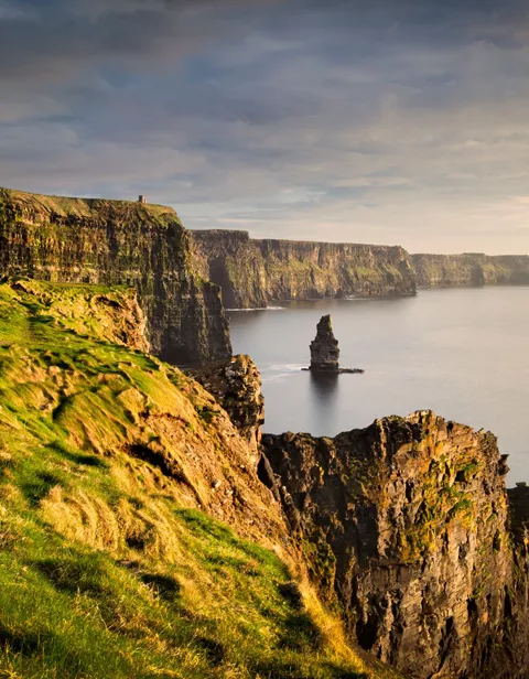 Cliffs Of Moher At Sunset, Doolin, Clare, Ireland