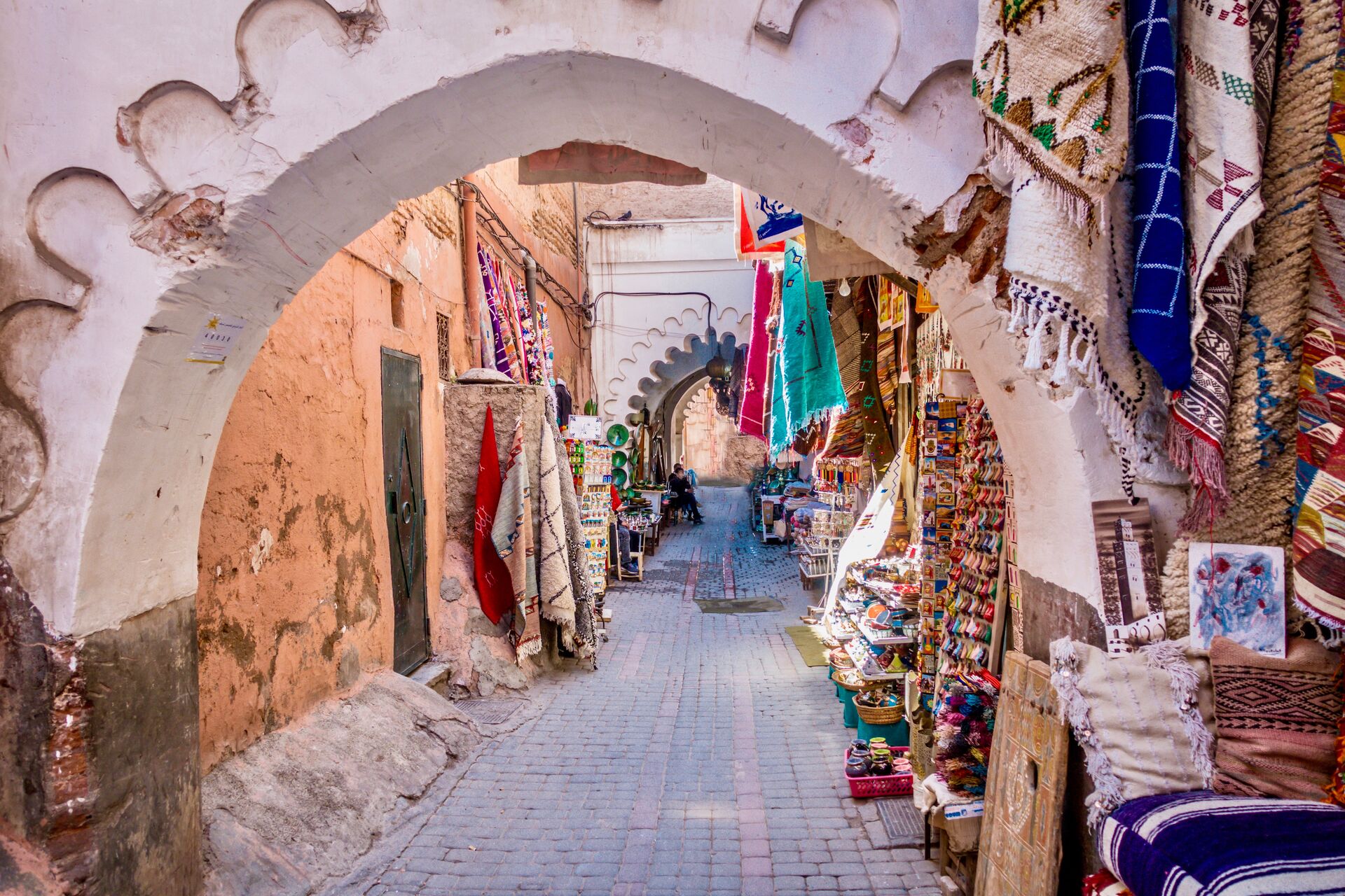 Walking Though The Souks In Marrakech's Medina 1148034985