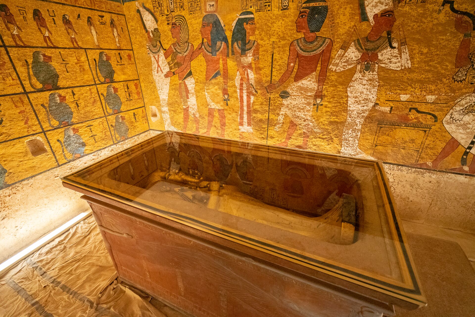 Tutankhamun's Tomb in The Valley of The Kings at Luxor, Egypt