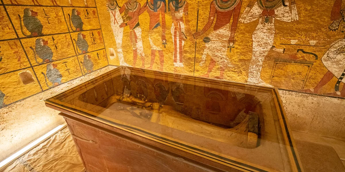 Tutankhamun's Tomb in The Valley of The Kings at Luxor, Egypt
