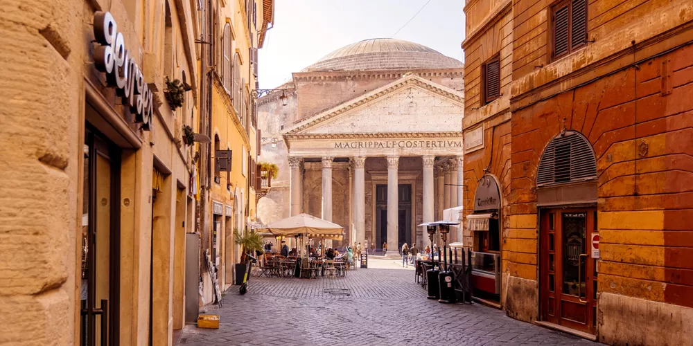 The Pantheon in Rome, Italy