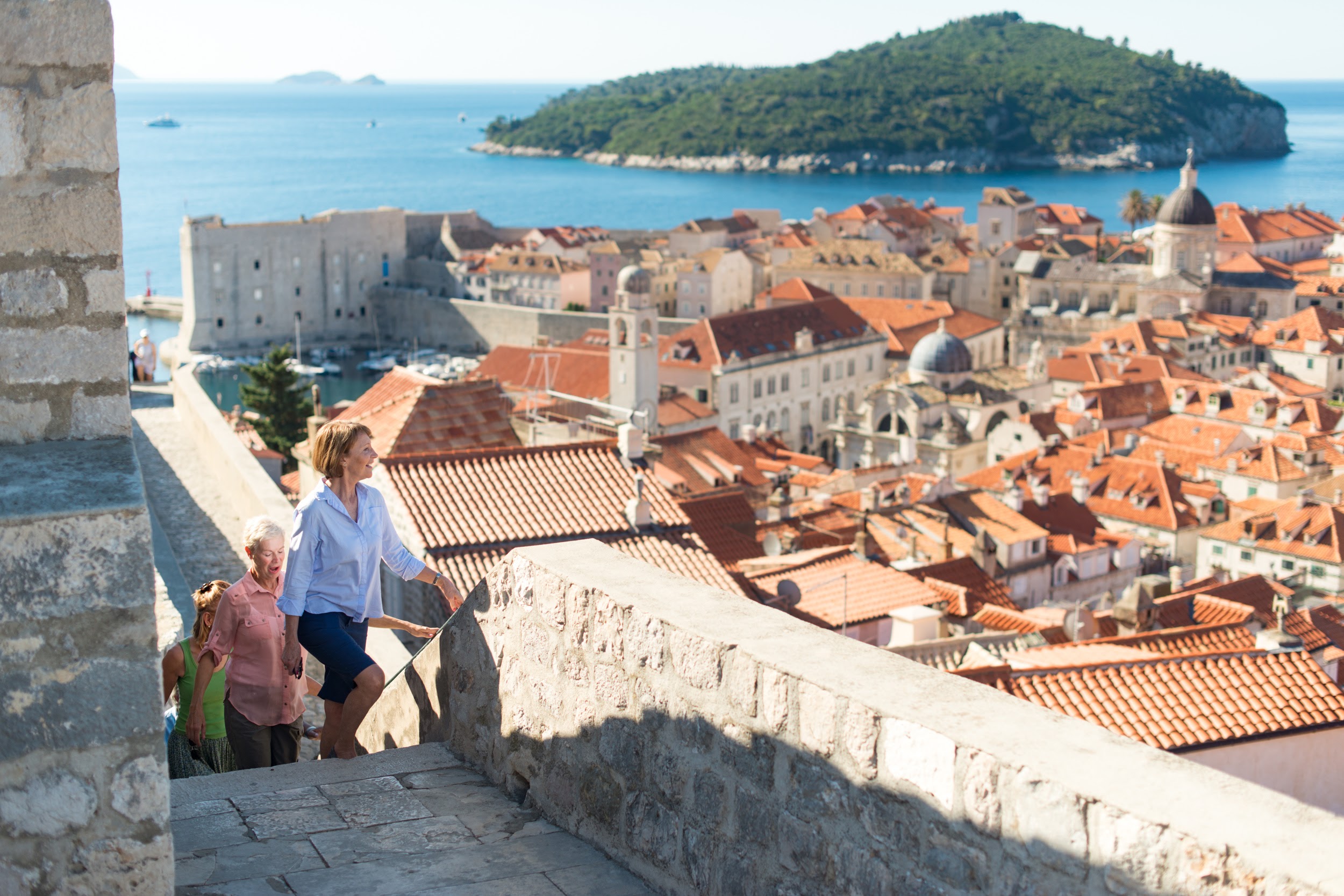 Guests on an Insight Vacations Women-Only tour of Croatia