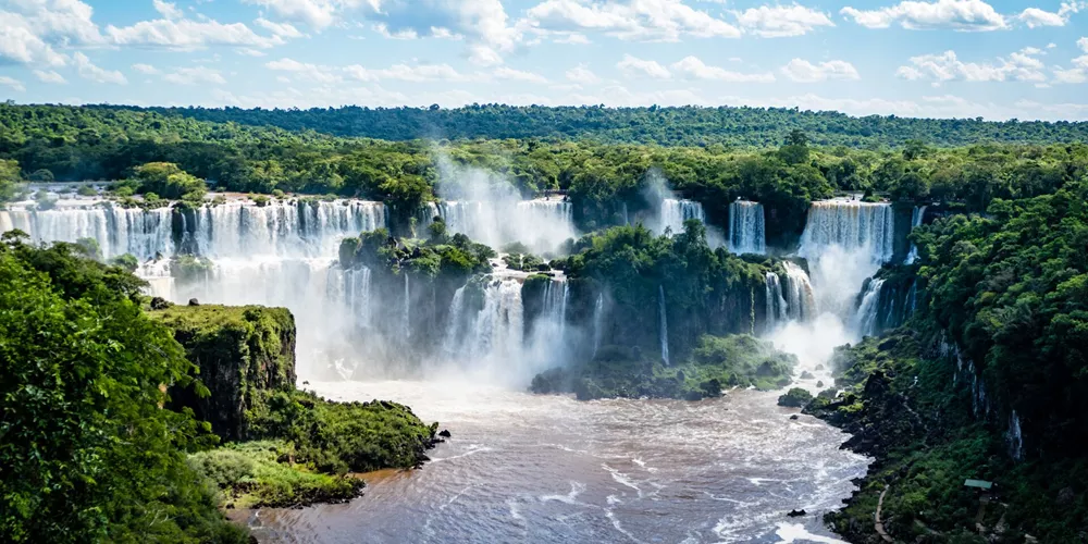 Large Iguassu Waterfall Brazil Argentina 950144012
