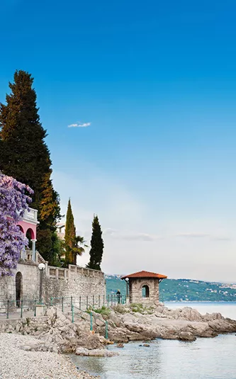 Adriatic Sea Scenic View, Opatija, Croatia