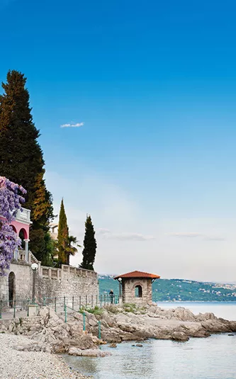 Adriatic Sea Scenic View, Opatija, Croatia