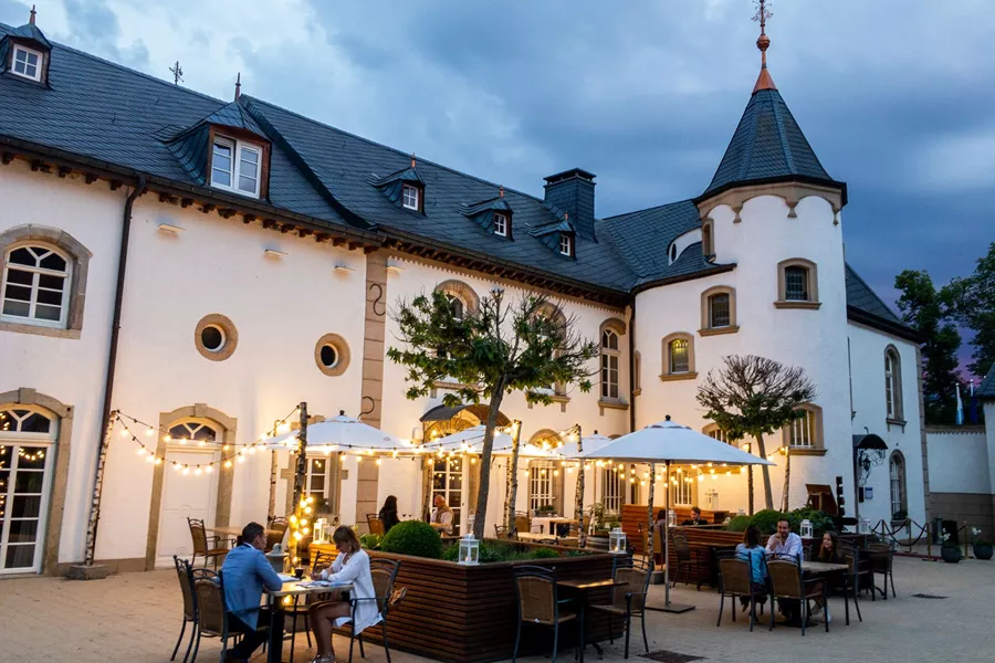 Large Chateau Durspelt Clervaux Clervaux Luxembourg Terrace