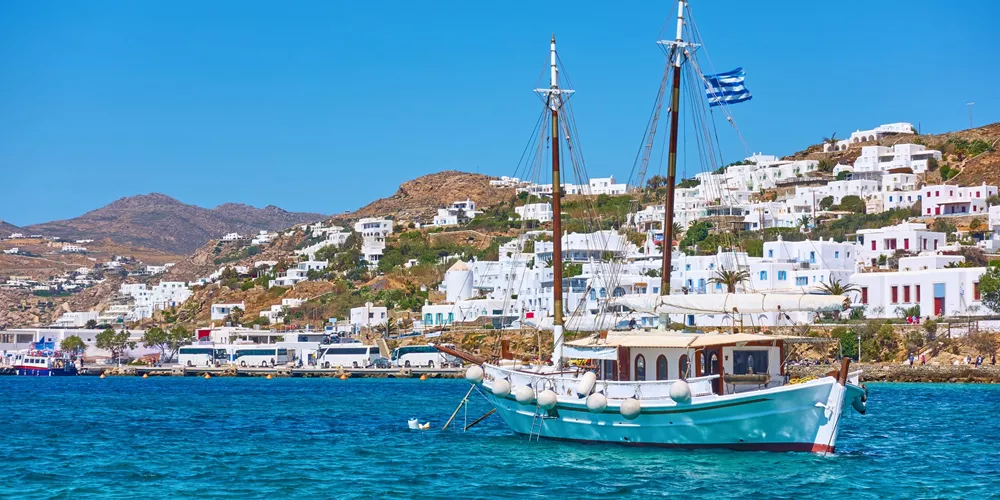Boat in Mykonos