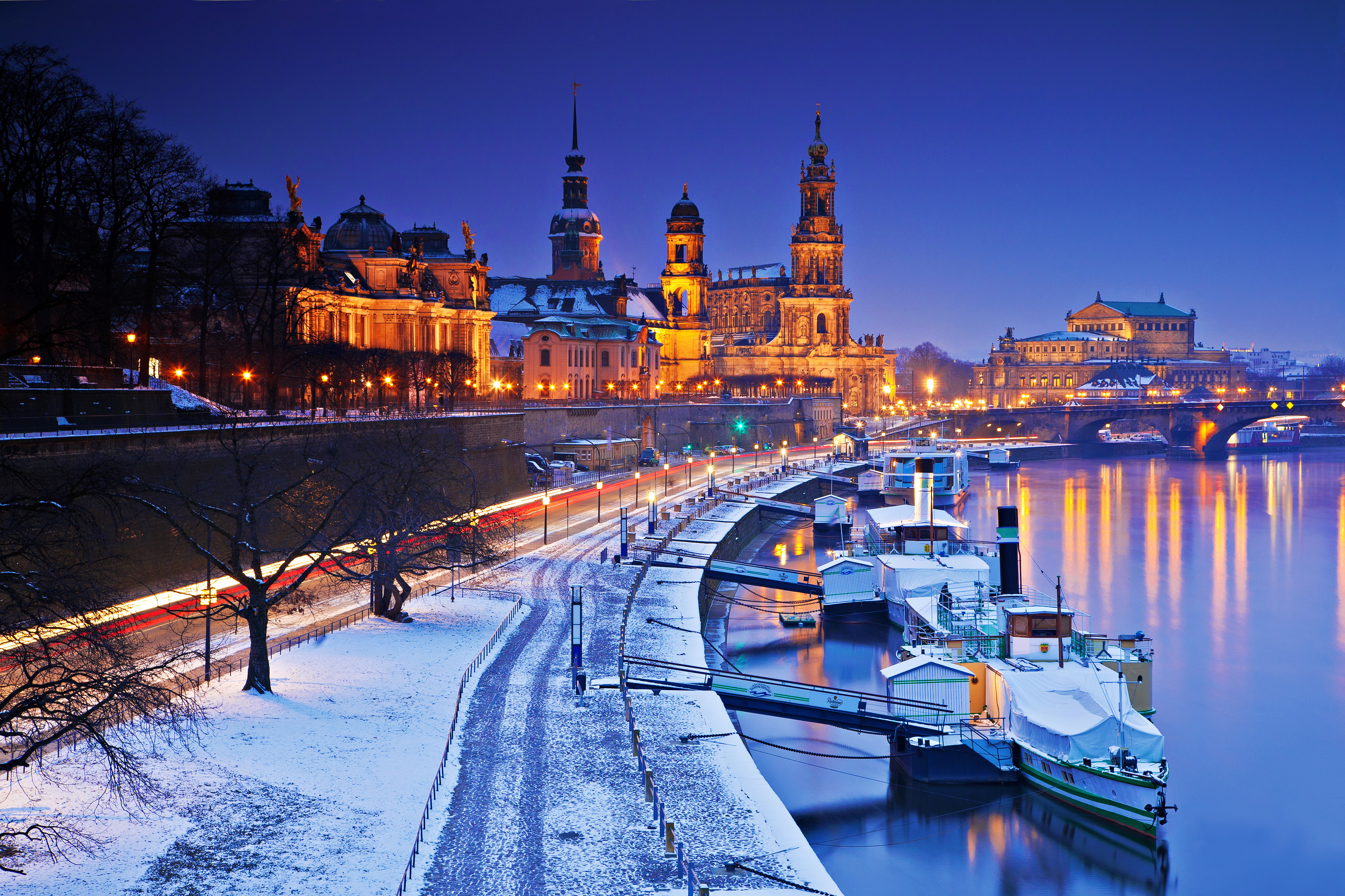 Dresden In Winter, Germany