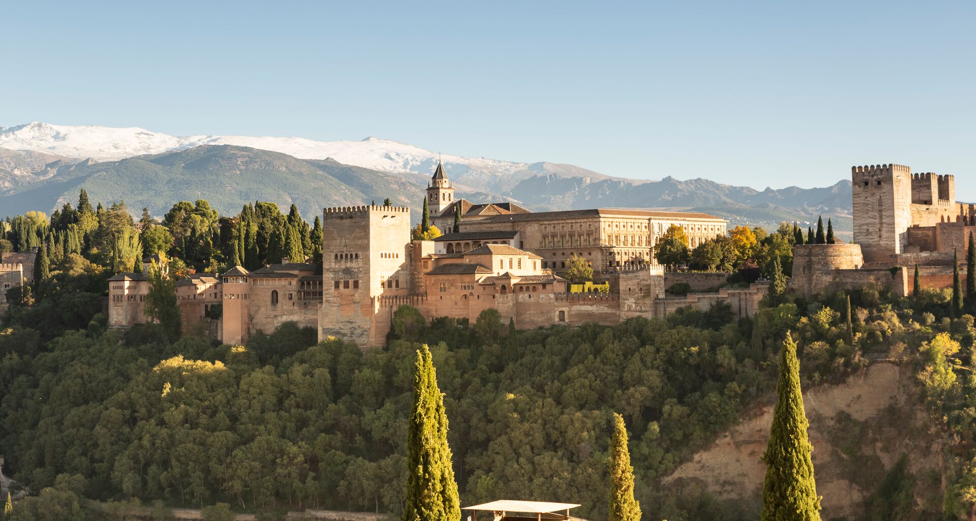 Large Spain, Andalusia, Granada,View Of Alhambra 1202077452