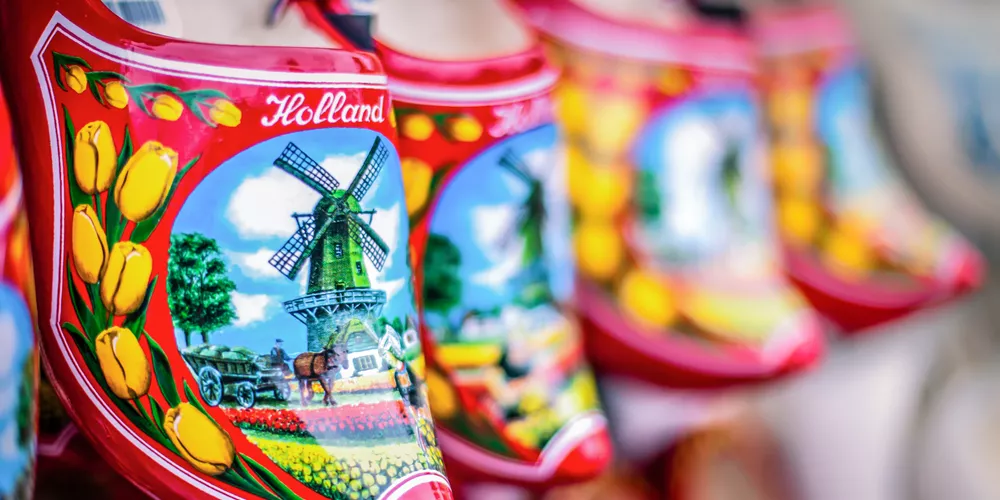 Red Dutch Clogs, Lisse, Holland, Amsterdam