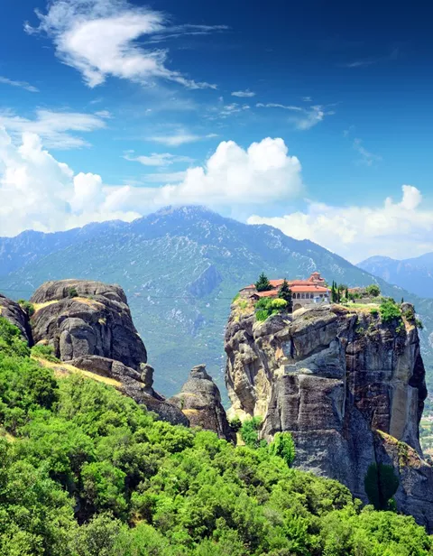 The Holy Trinity Monastery in Meteora, Greece