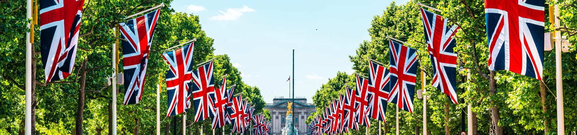The mall in Westminster City, London on a sunny day