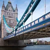 Tower Bridge over The Thames in London, England