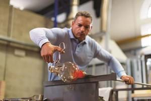 Glassblowing demonstration​, Venice, Italy​