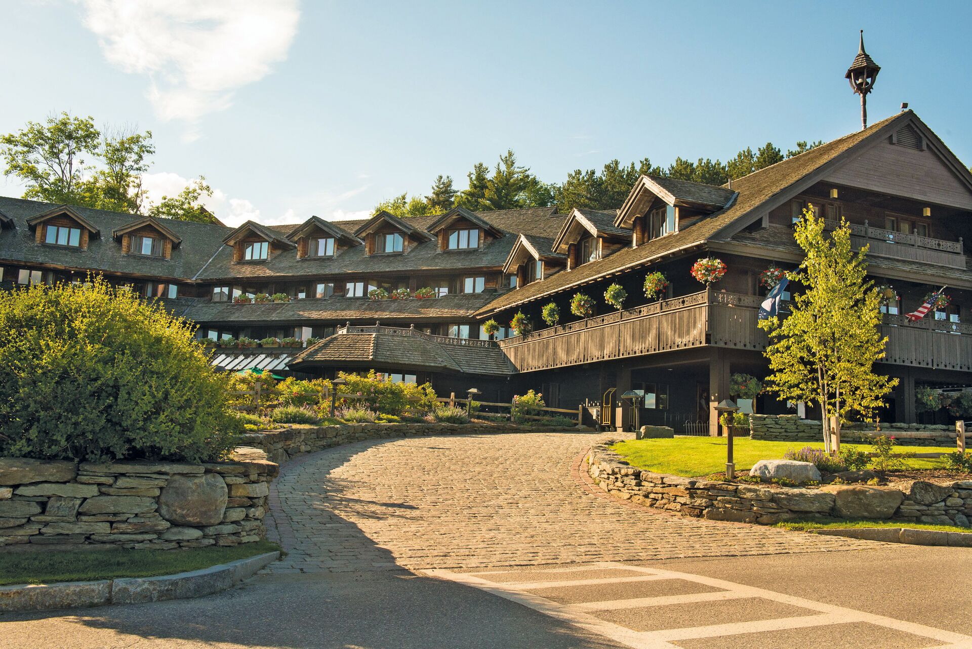 Large Trapp Family Lodge Stowe Vermont USA
