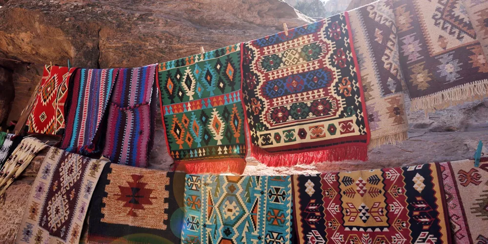 Colorful fabrics And Carpets For Sale