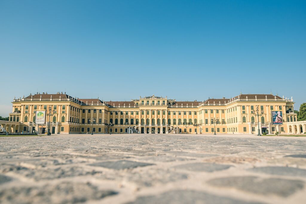 Schonbrunn Palace in Vienna, Austria