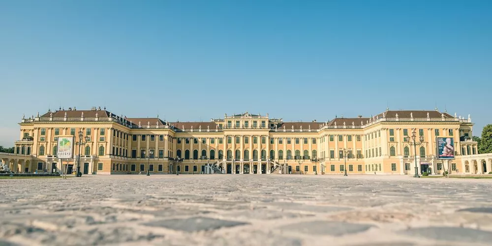 Schonbrunn Palace in Vienna, Austria