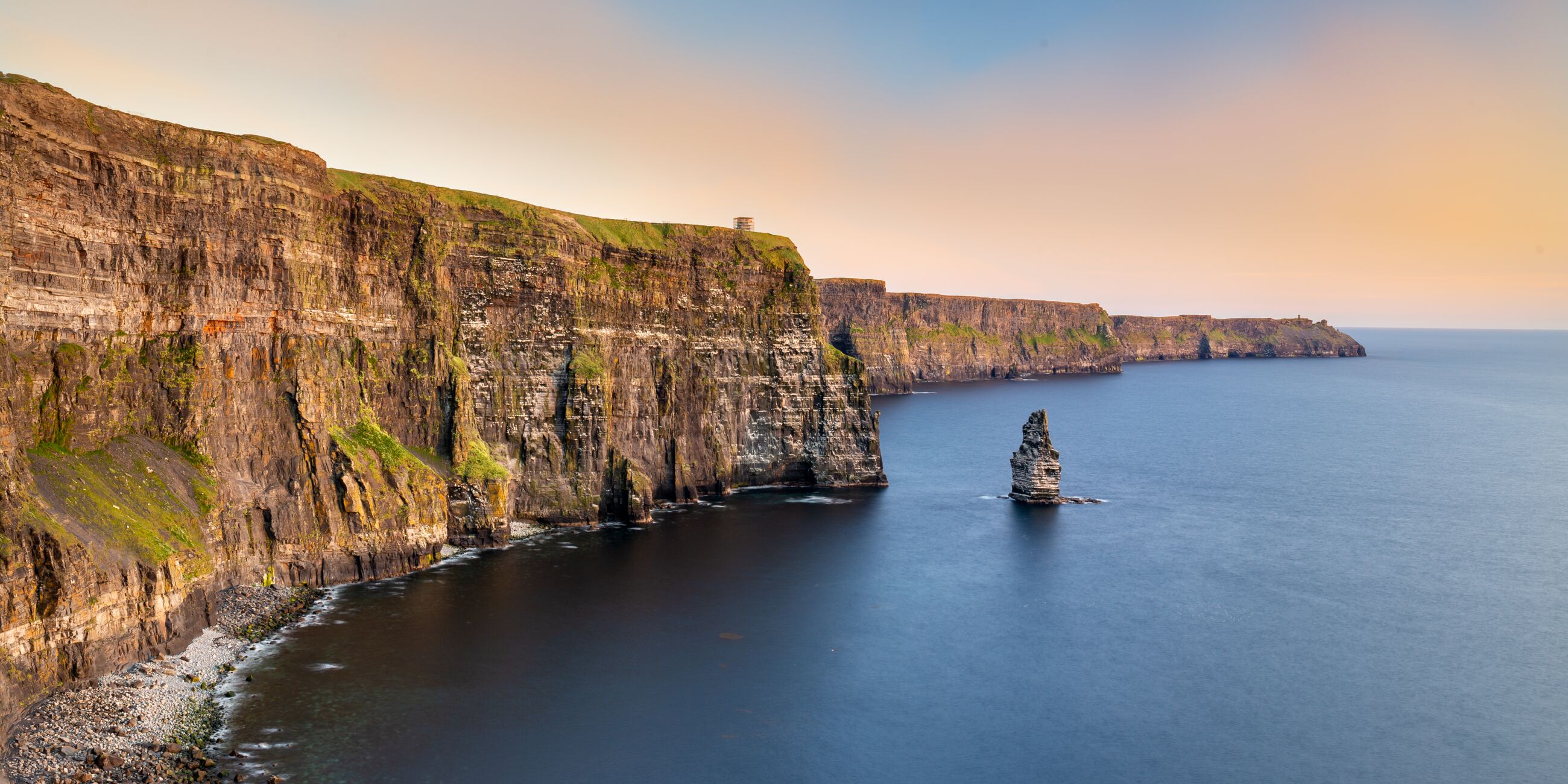 Cliffs Of Moher At Sunset, Doolin, Clare, Ireland