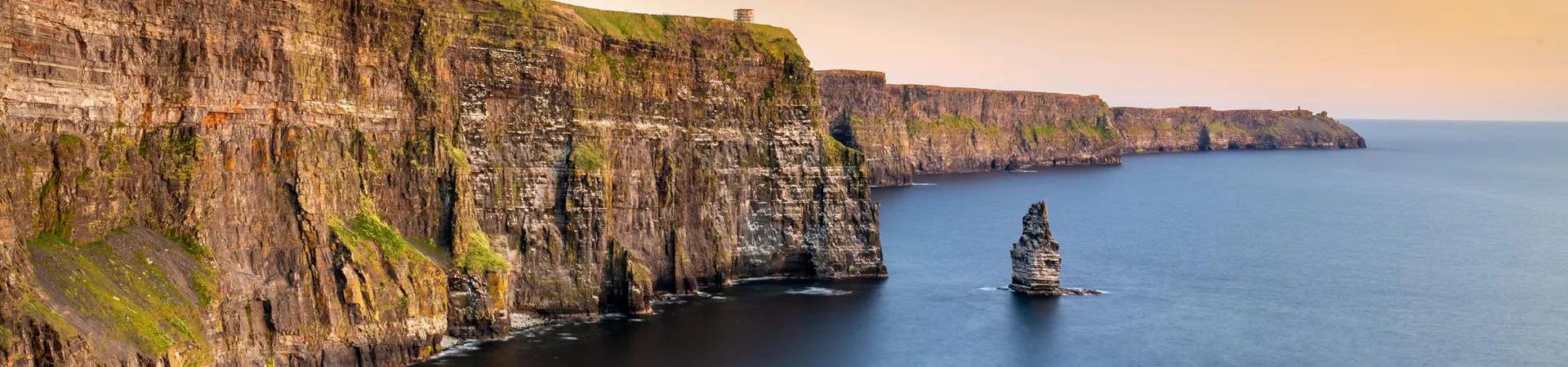 Cliffs Of Moher At Sunset, Doolin, Clare, Ireland