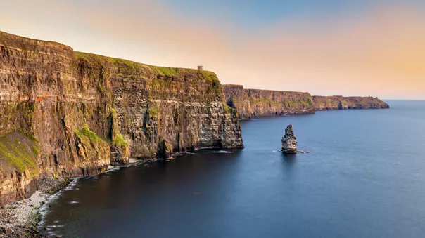 Cliffs Of Moher At Sunset, Doolin, Clare, Ireland