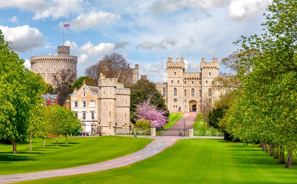 Windsor Castle In Spring, London