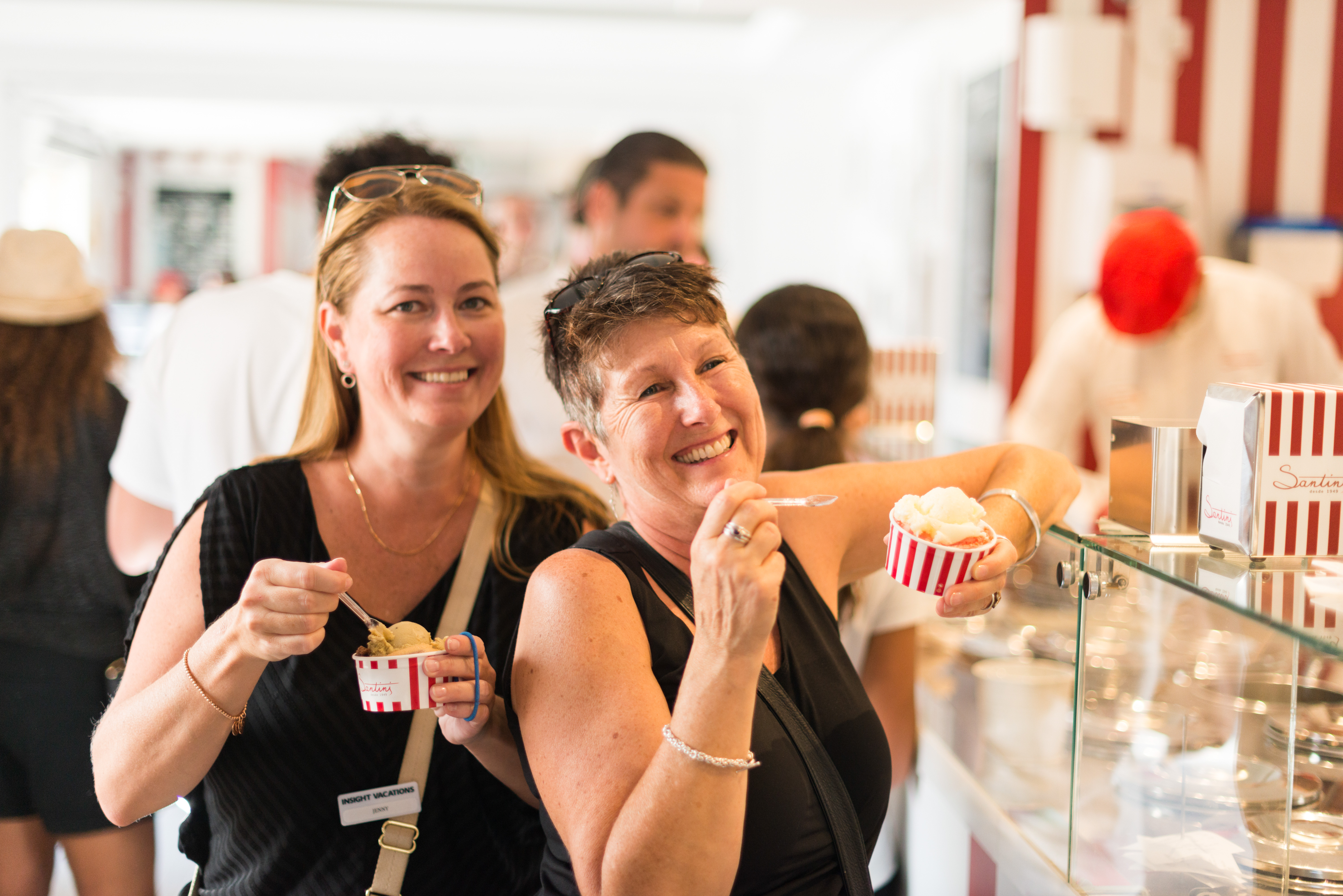 Women with ice cream
