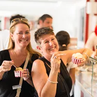 Women with ice cream