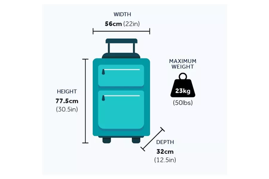 Baggage dimensions hotsell