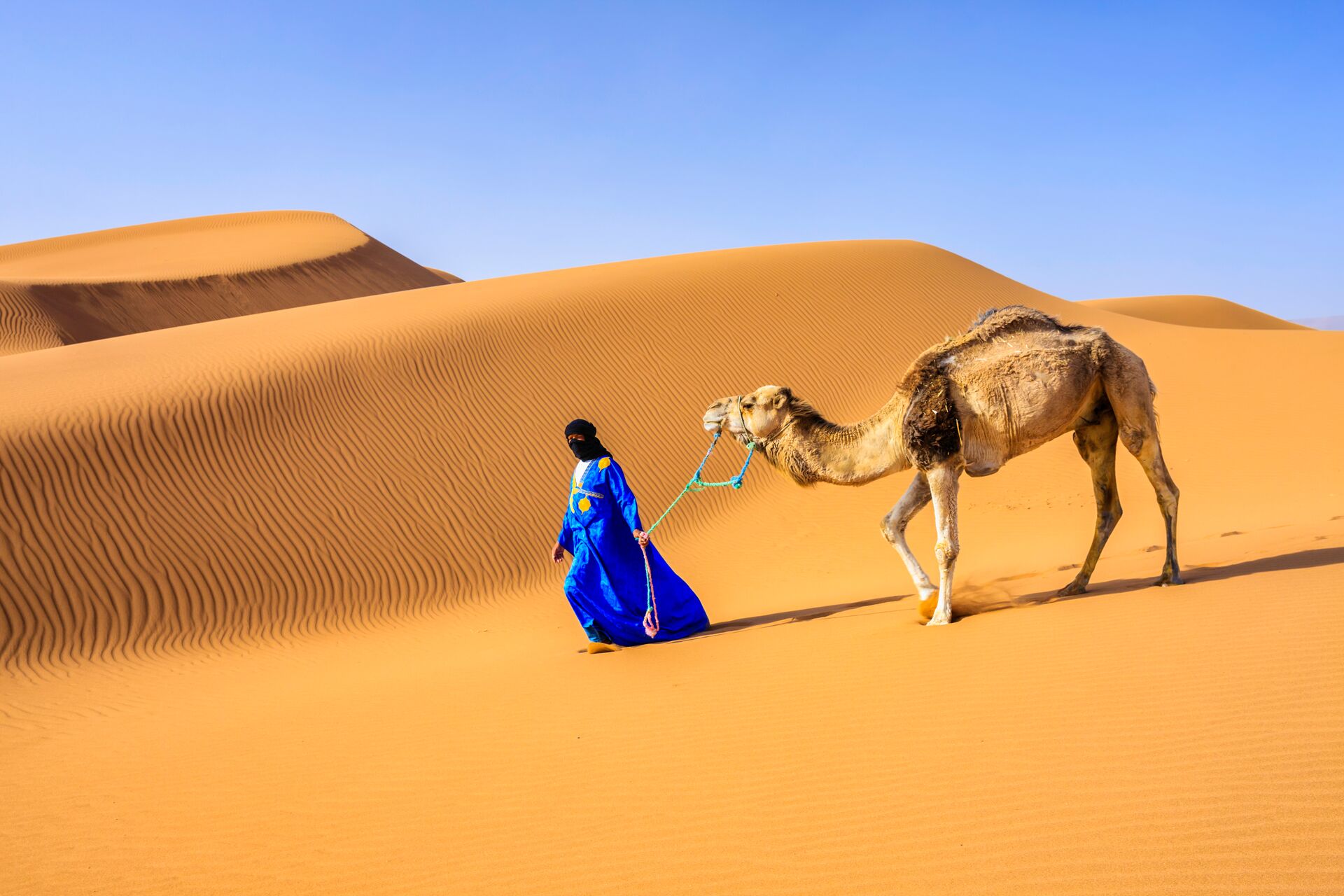Berber in Western Sahara Desert