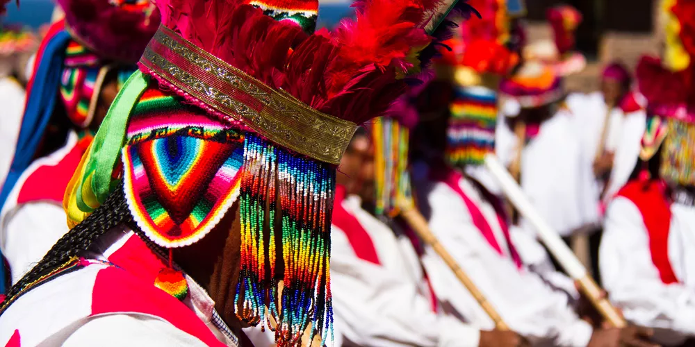 St James Festival In Taquile Island, Titicaca Lake 166364616
