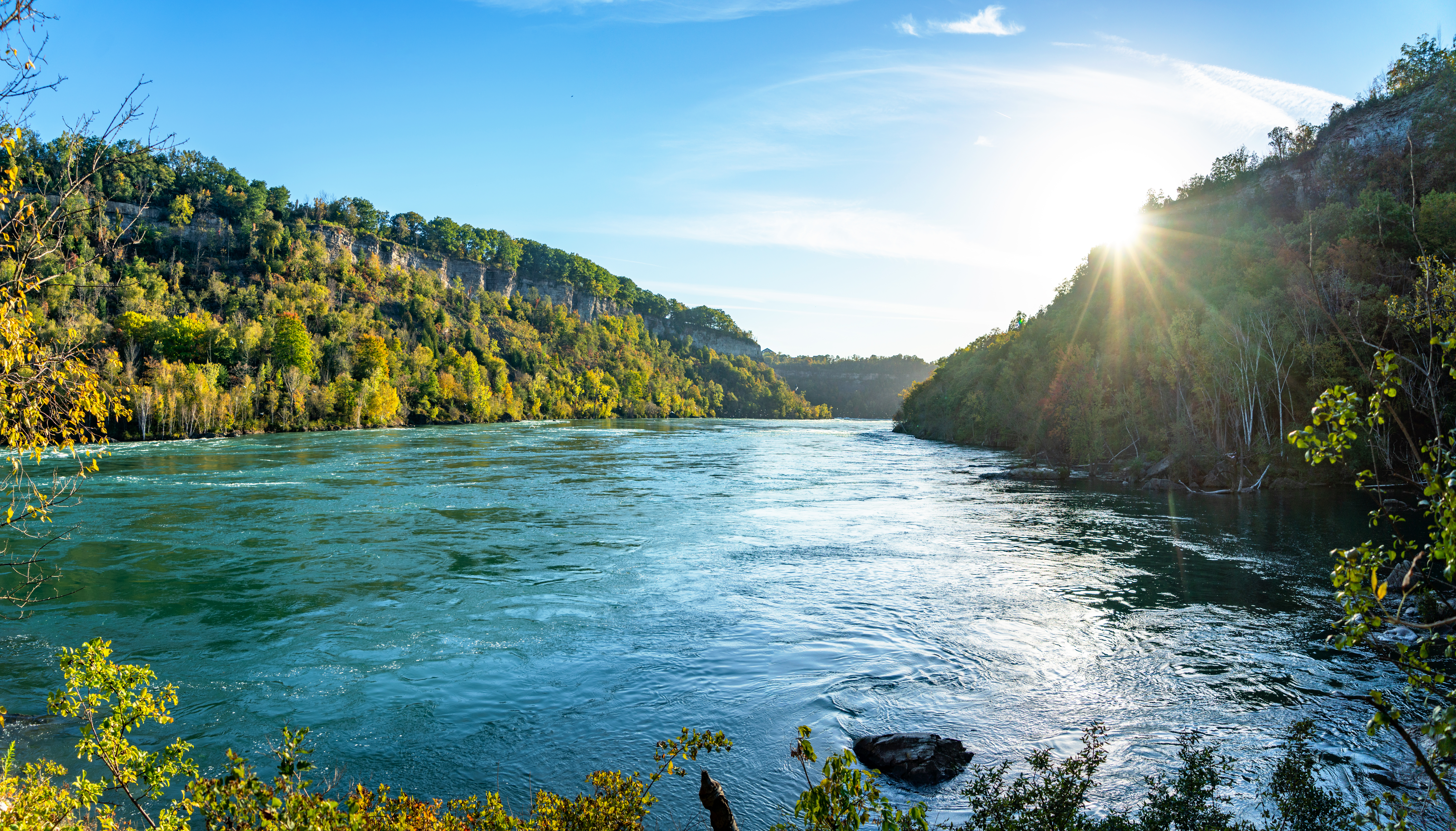 Niagara Glen Park And Niagara River In Canada Before Niagara Falls 1349303595