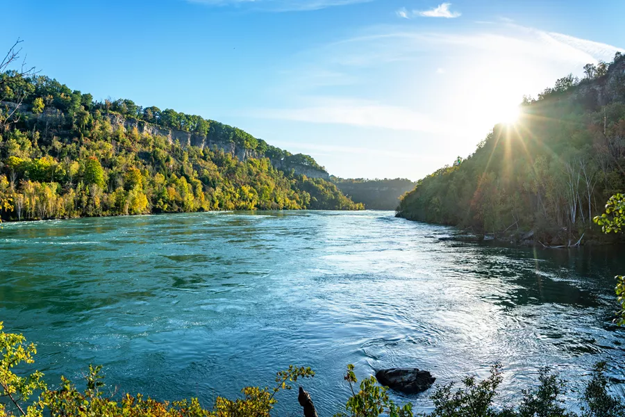 Niagara Glen Park And Niagara River In Canada Before Niagara Falls 1349303595