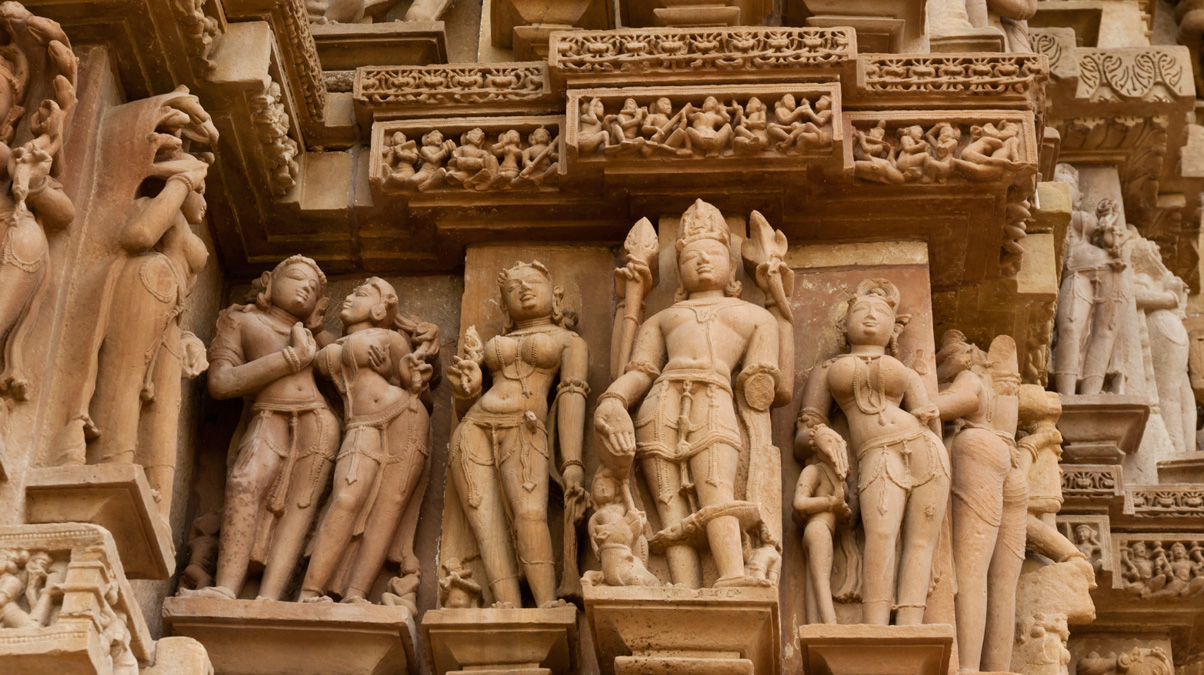 Detail-Details-of-Khajuraho-Temple-credit-iStock-prognone-www.istockphoto